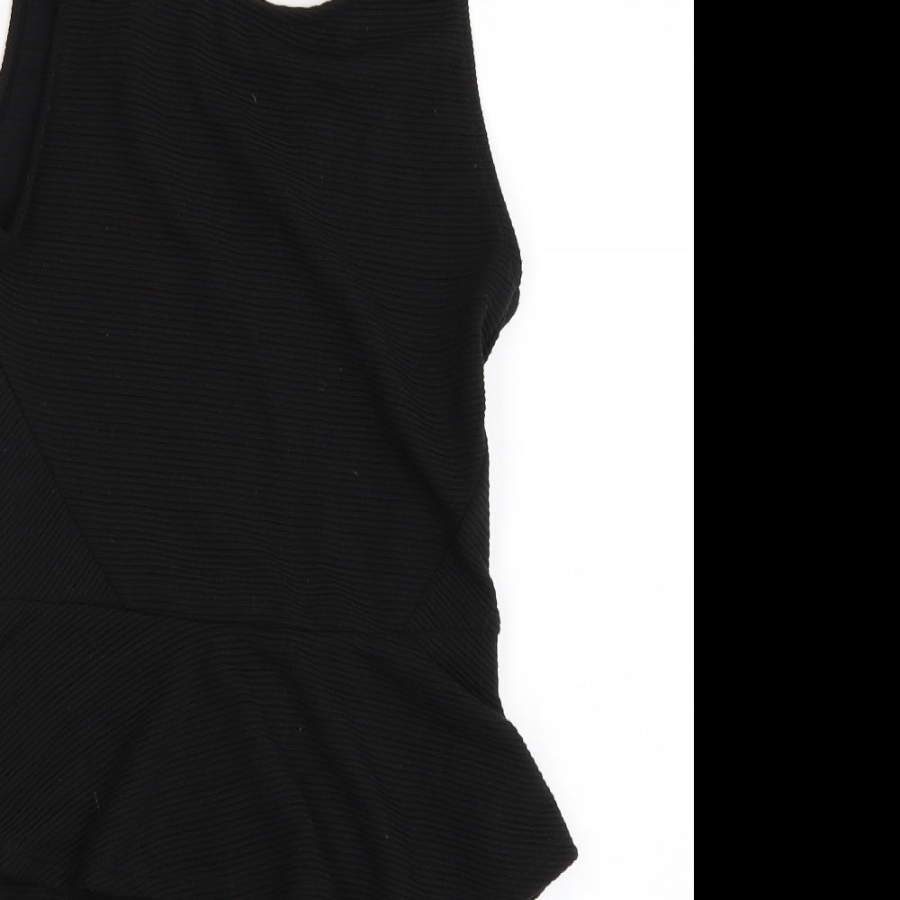H&M Womens Black   Bodycon  Size 12