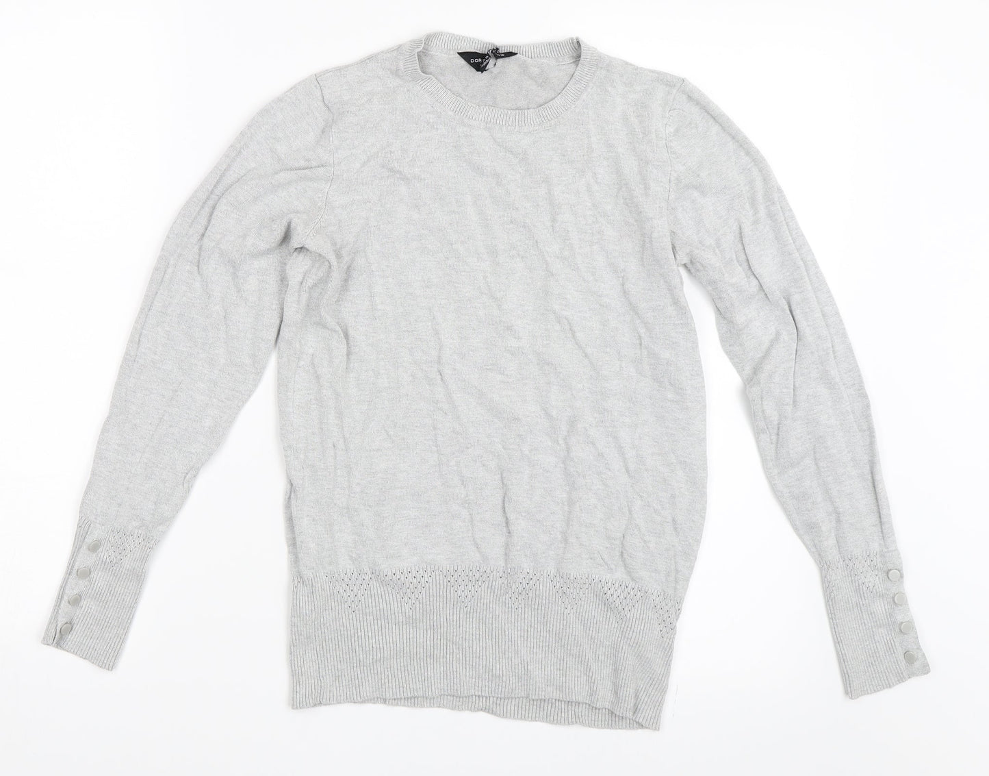 Dorothy Perkins Womens Grey   Pullover Jumper Size 8