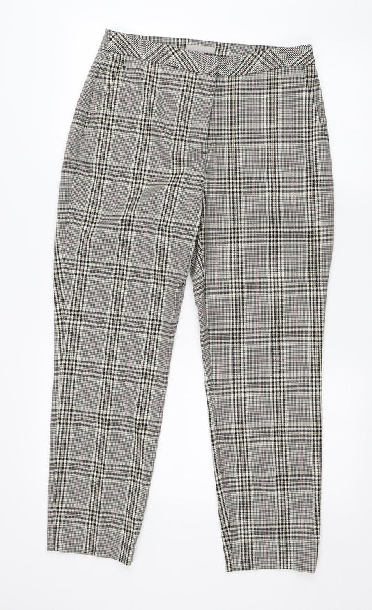 H&M Womens Beige   Trousers  Size 10 L26 in