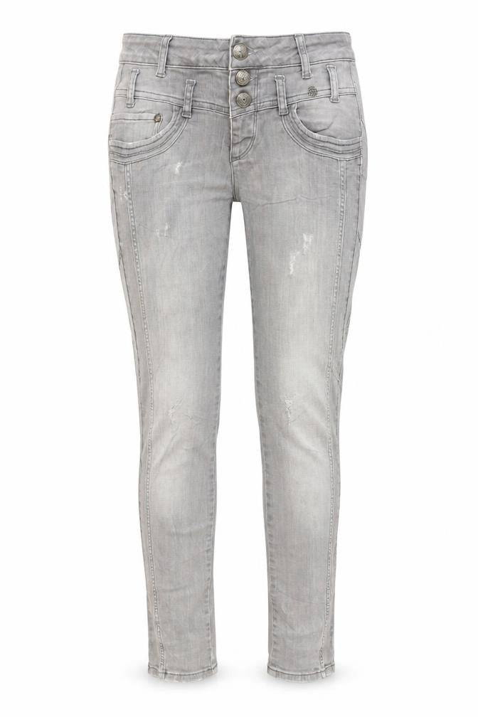 TREDY Womens Grey  Denim Skinny Jeans Size 12 L30 in