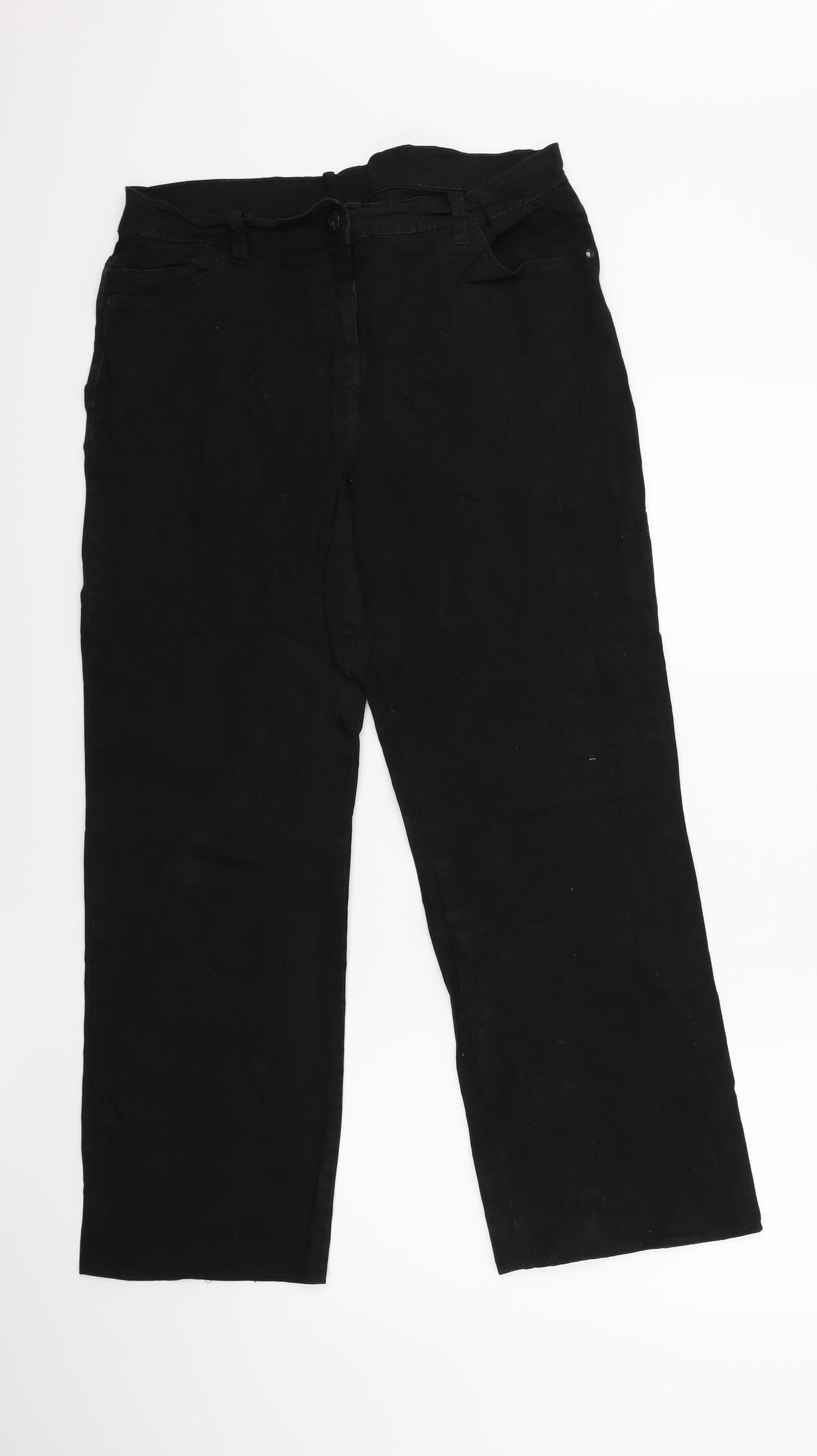 Preworn Womens Black   Cargo Trousers Size 32 in L27 in