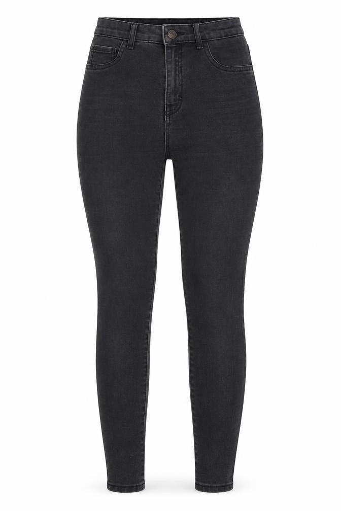 Pull&Bear Womens Grey  Denim Skinny Jeans Size 8 L27 in