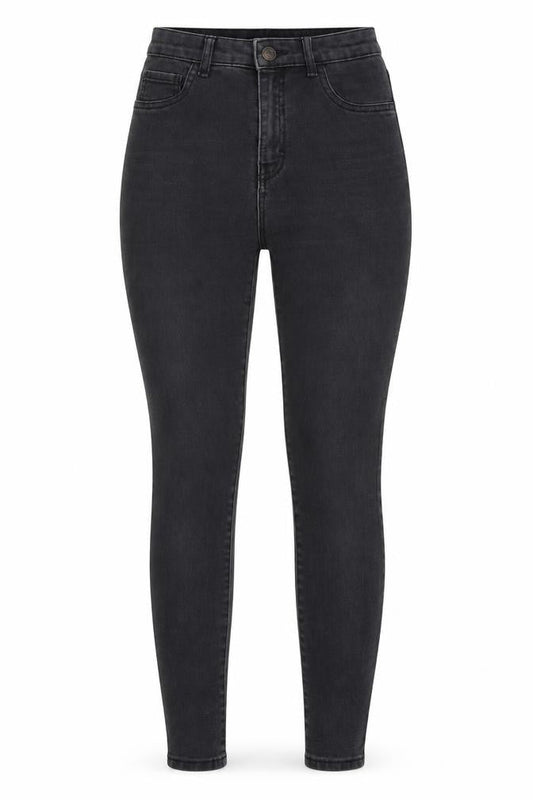 Pull&Bear Womens Grey  Denim Skinny Jeans Size 8 L27 in
