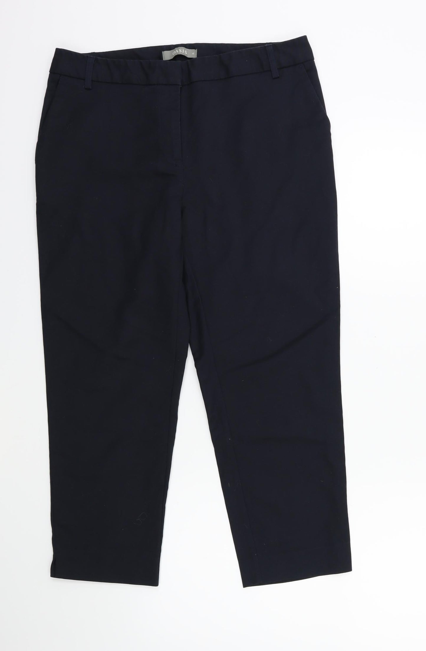 Oasis Womens Blue   Trousers  Size 12 L23 in
