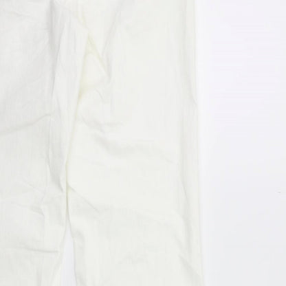 Cambio Womens White  Denim  Jeans Size 12 L34 in