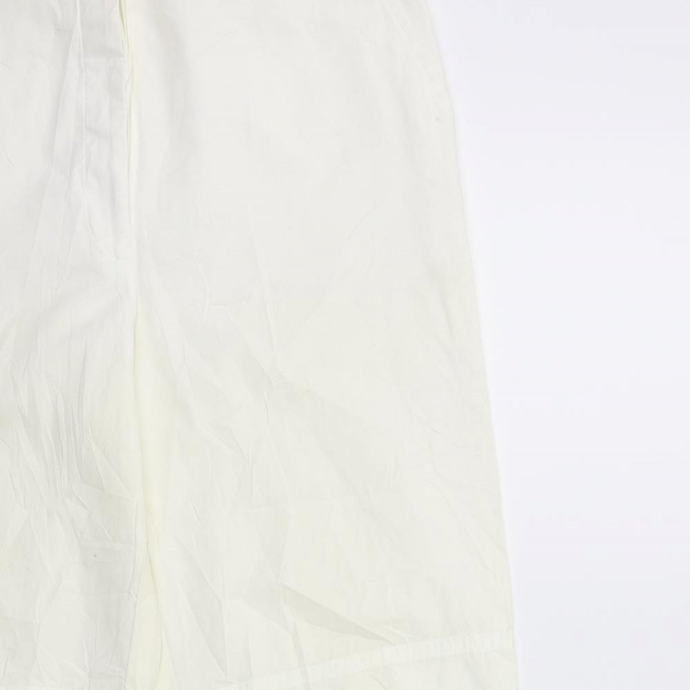 Taifun Womens White   Trousers  Size 14 L26 in