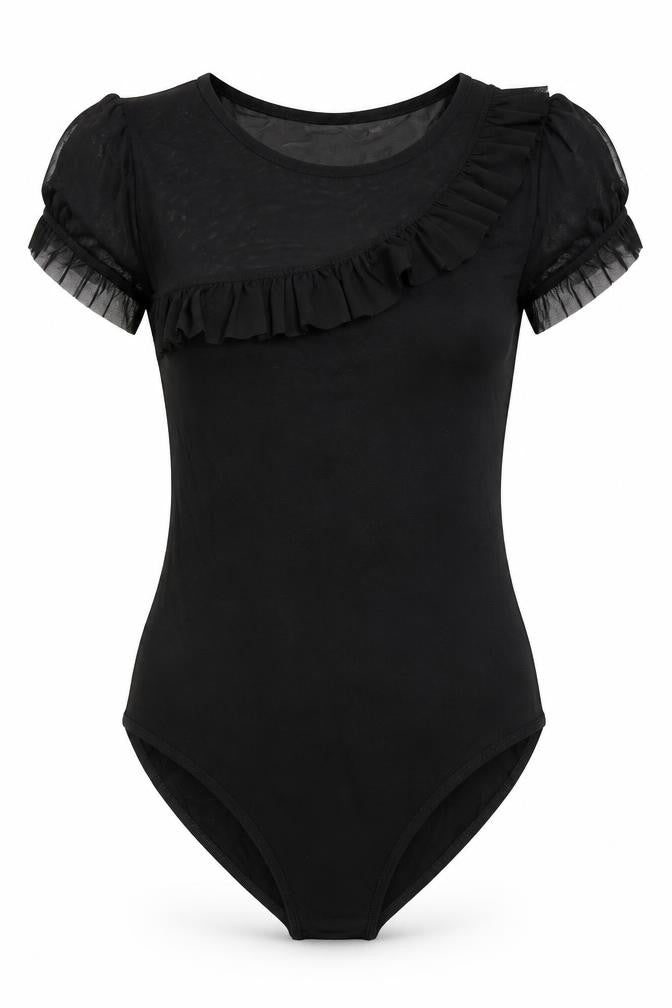 Miss Selfridge Womens Black   Leotard One-Piece Size 8