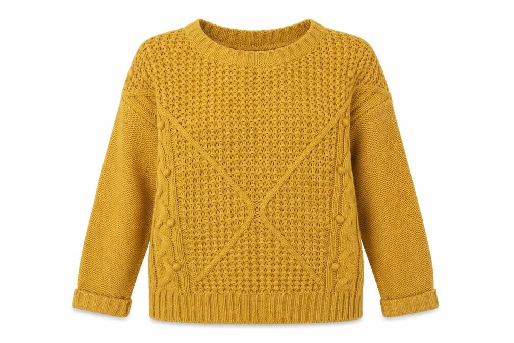 Yessica Womens Yellow   Pullover Jumper Size S