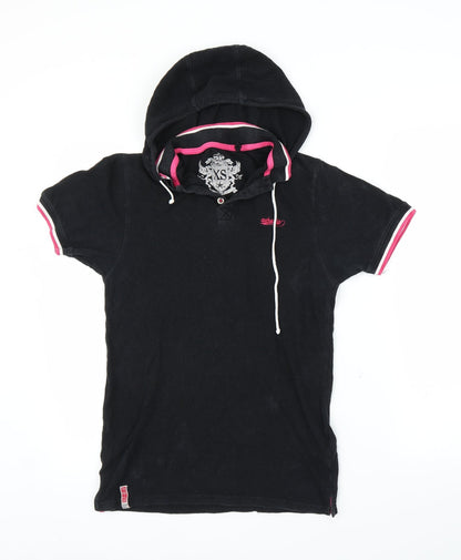 Preloved Authentic Womens Black   Tunic Polo Size XS - Front