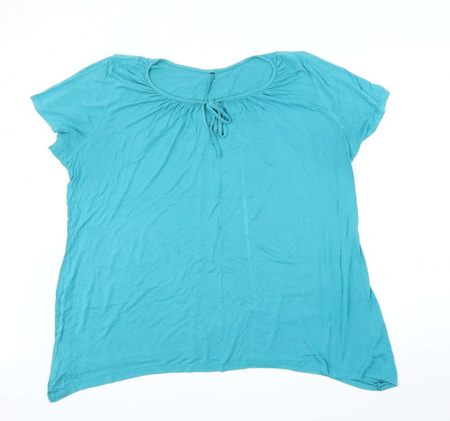 Preworn Womens Blue   Basic Blouse Size XL