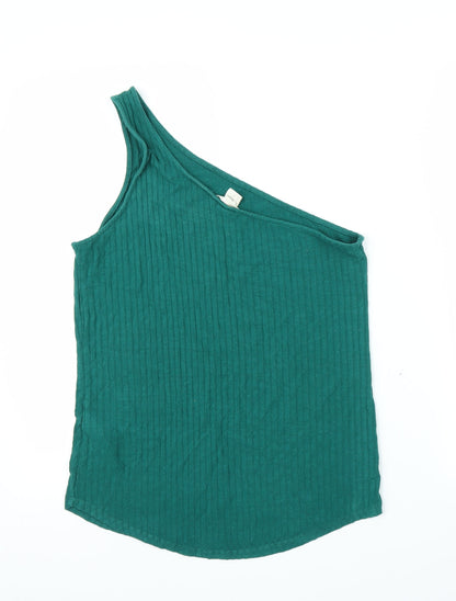 Preloved H&M Womens Green   Camisole Tank Size M - Back