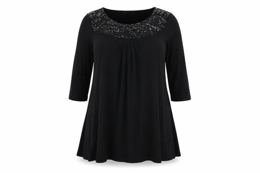 Womens Black   A-Line  Size L