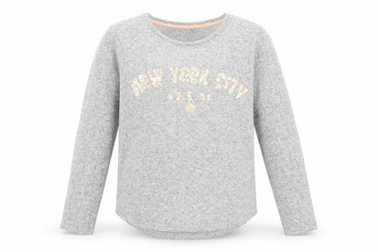 George Girls Grey   Pullover Sweatshirt Size 10 Years  - New york
