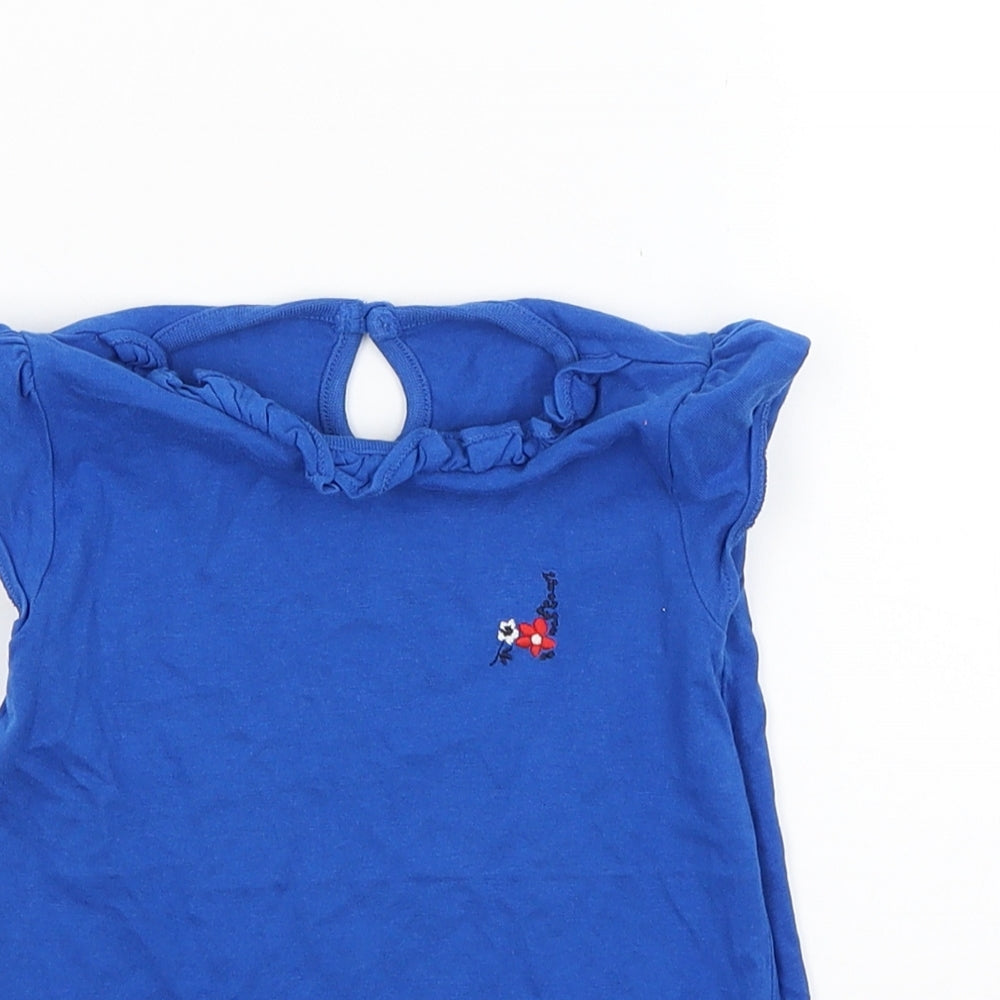 TU Girls Blue  Jersey Basic Tank Size 2 Years