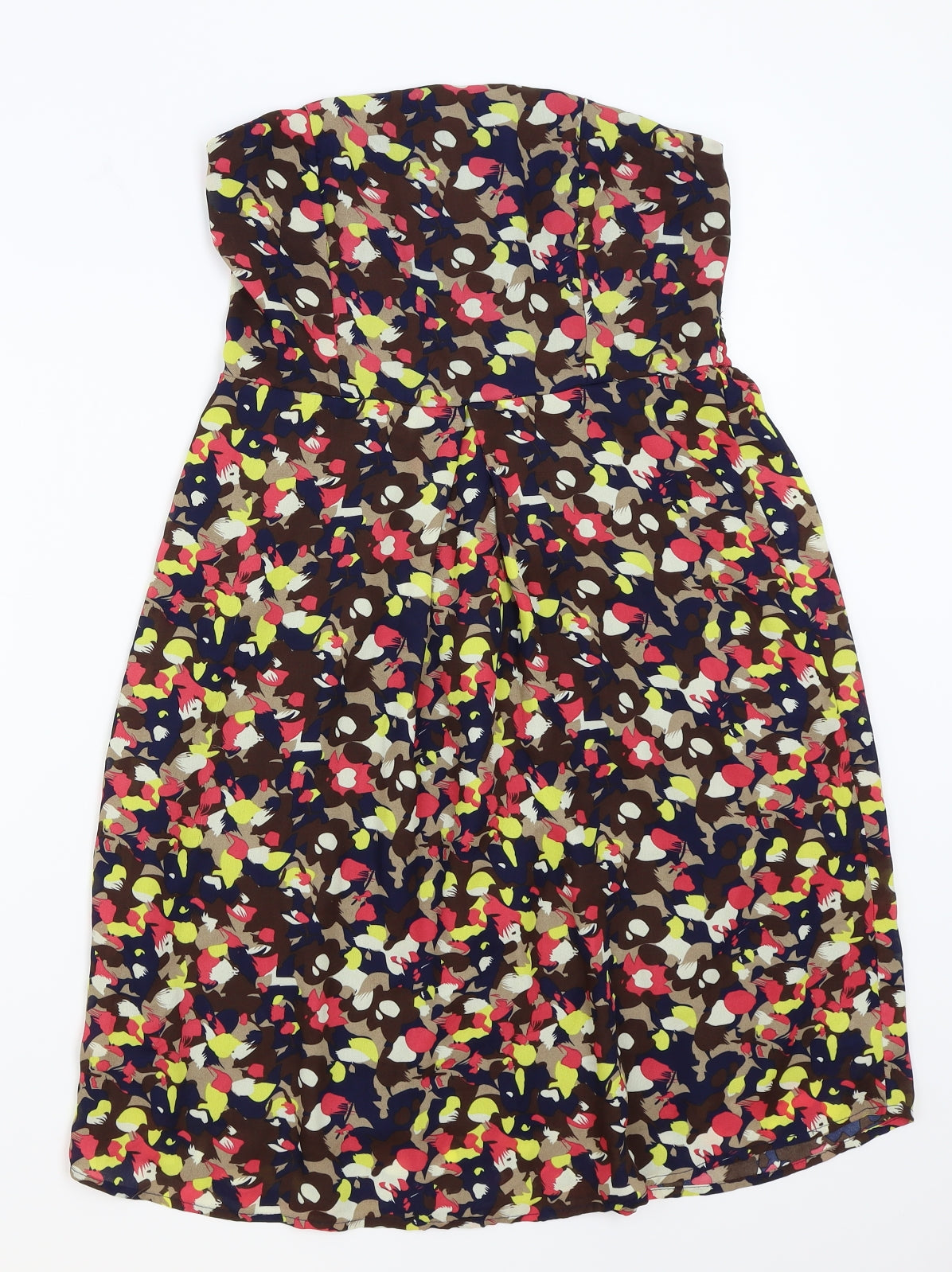 tenki Womens Black Floral  A-Line  Size M