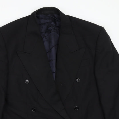Next Mens Black   Jacket Suit Jacket Size 40
