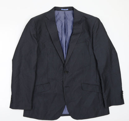 Preloved George Mens Grey   Jacket Suit Jacket Size 42 - Front