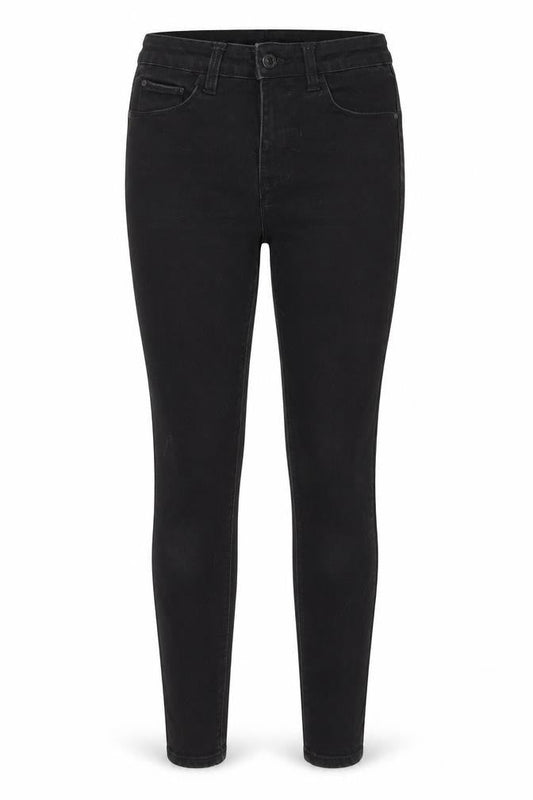 Denim & Co. Womens Black  Denim Skinny Jeans Size 8 L25 in