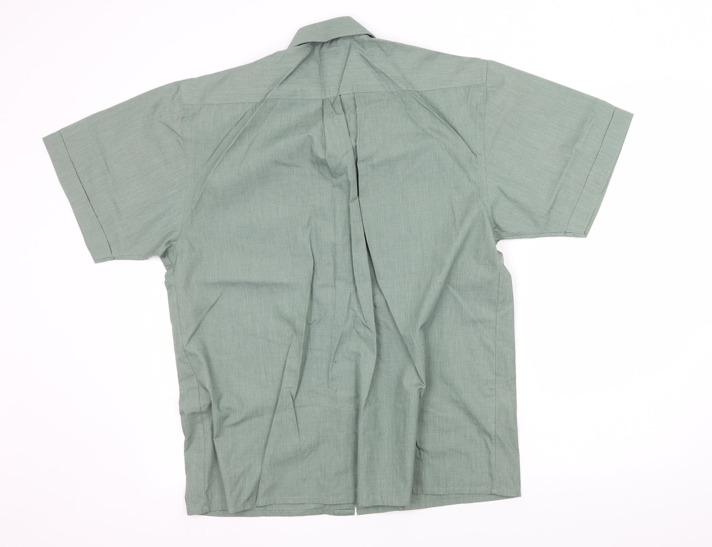 Easy Mens Green    Button-Up Size M
