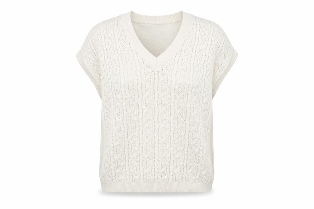 F&F Womens White   Pullover Jumper Size 12