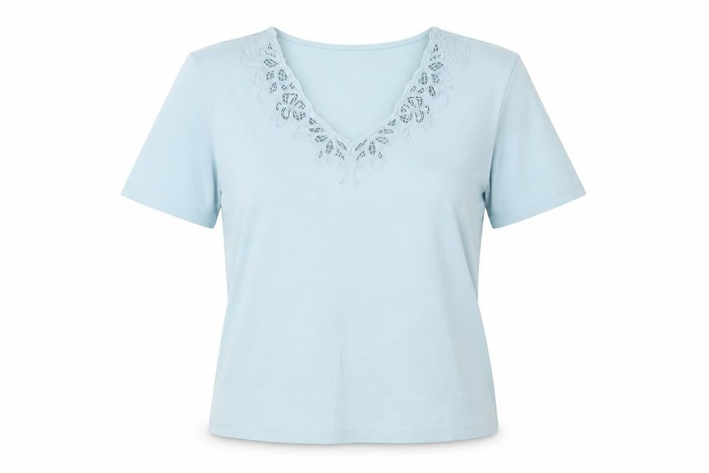 Preworn Womens Blue   Basic Blouse Size 10