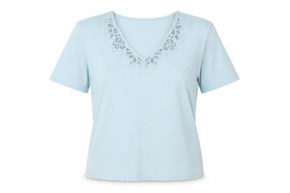 Preworn Womens Blue   Basic Blouse Size 10