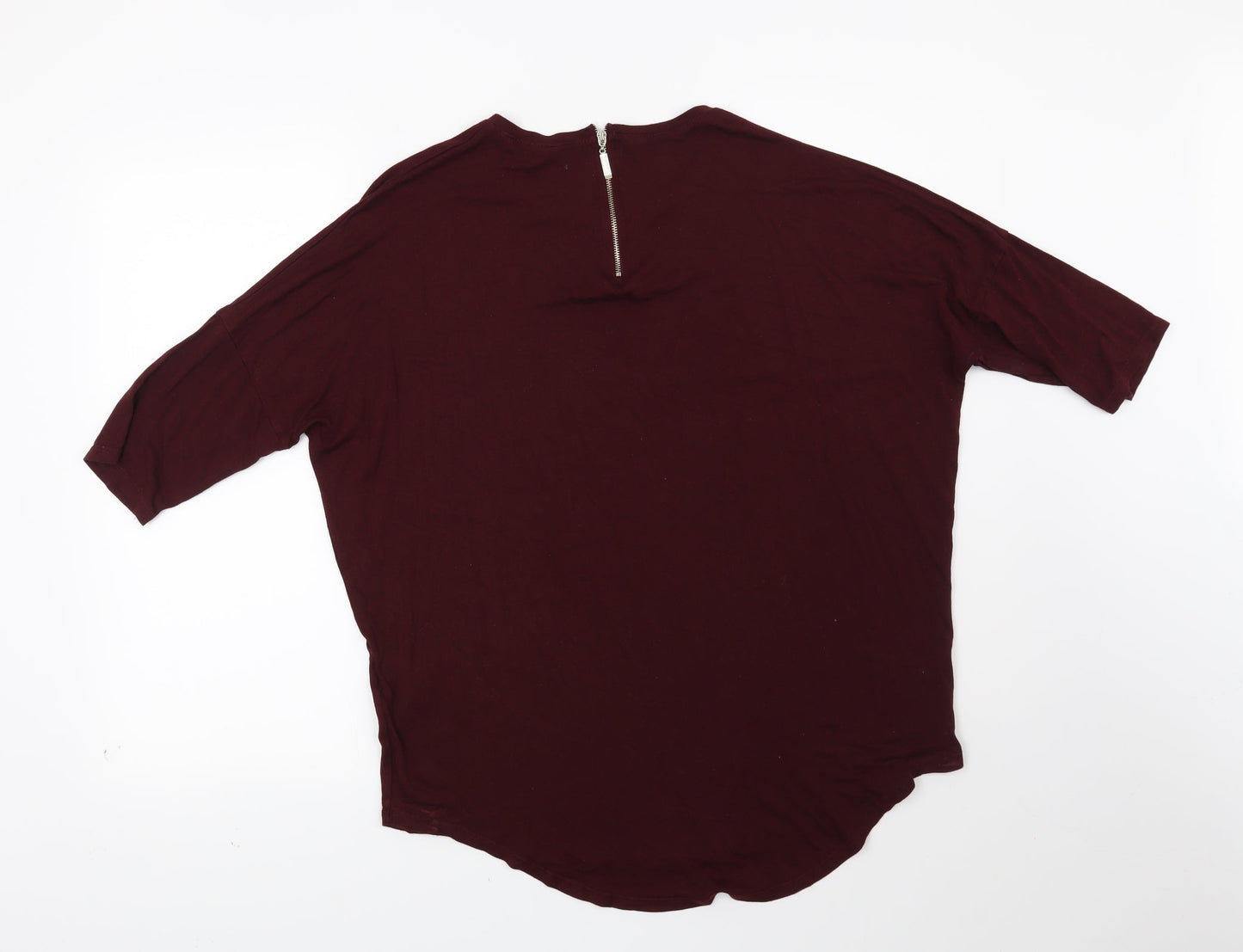 Peacocks Womens Red   Basic Blouse Size 12