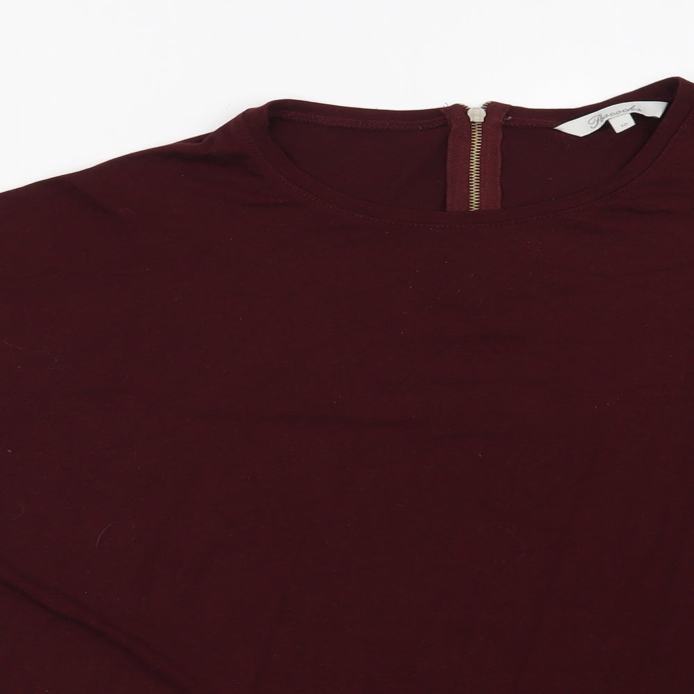 Peacocks Womens Red   Basic Blouse Size 12