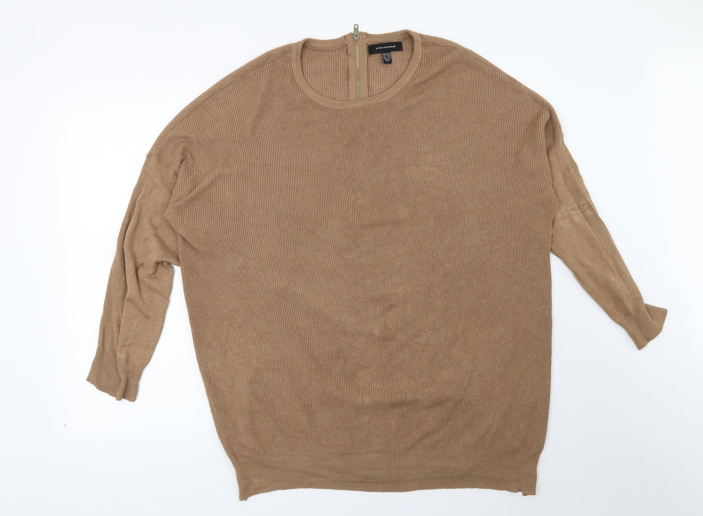 Atmosphere Womens Brown Striped  Pullover Jumper Size 14