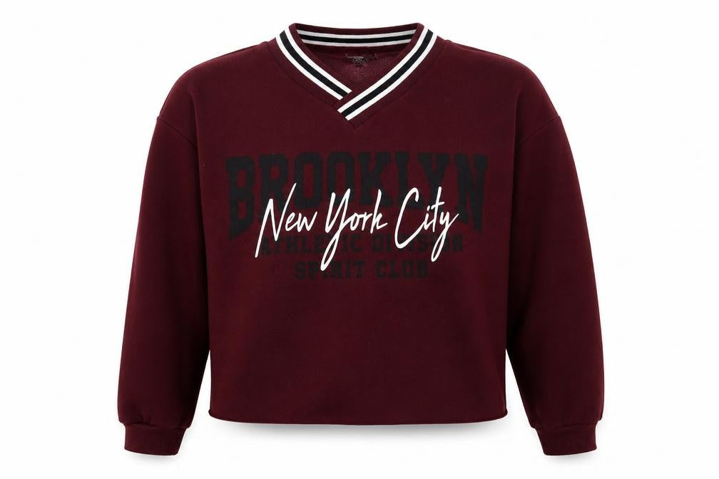 Primark Womens Red   Pullover Sweatshirt Size 12