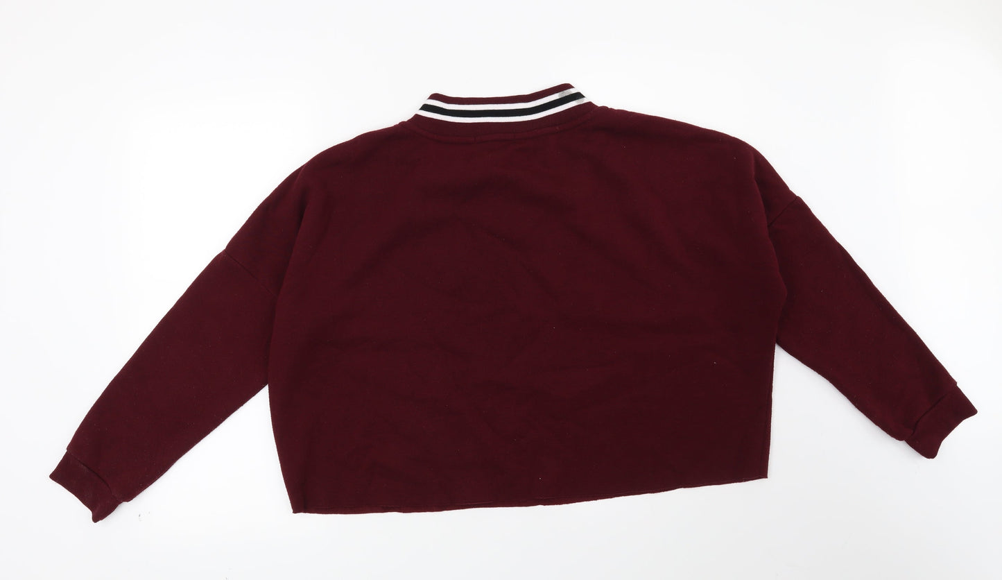 Primark Womens Red   Pullover Sweatshirt Size 12