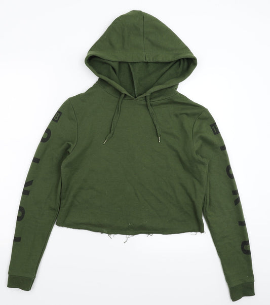 New Look Womens Green   Pullover Hoodie Size 8