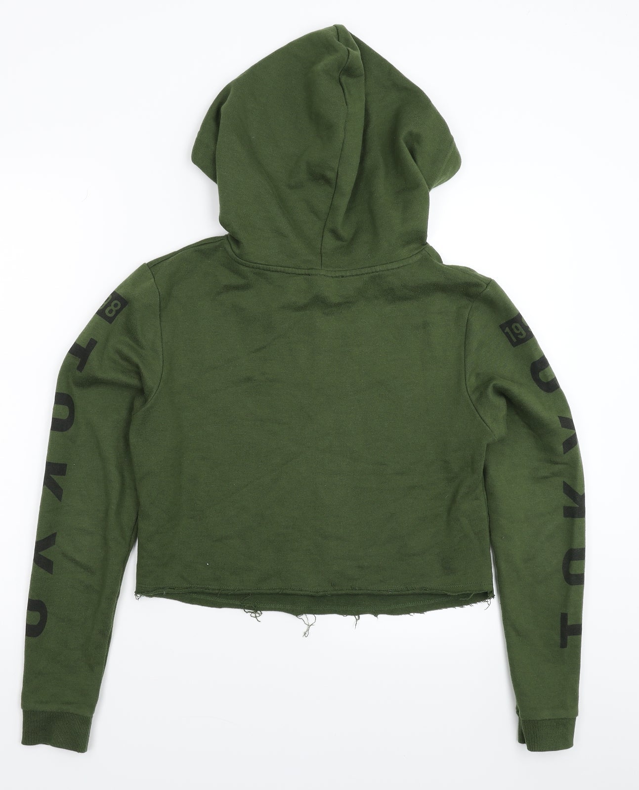 New Look Womens Green   Pullover Hoodie Size 8