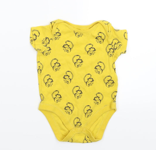 F&F Baby Yellow   Babygrow One-Piece Size 6-9 Months