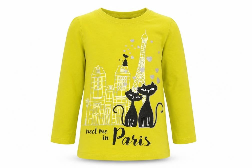 So Cute Girls Yellow   Basic T-Shirt Size 2-3 Years
