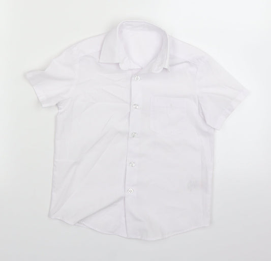 George Boys White   Basic Button-Up Size 3-4 Years