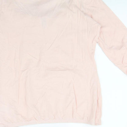 Spirit Womens Pink   Basic Blouse Size M