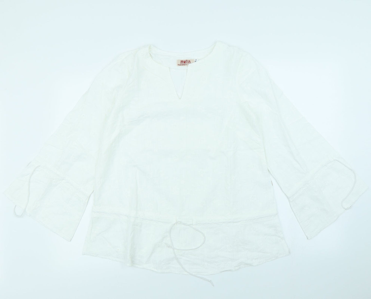 Preworn Womens White   Basic Blouse Size S