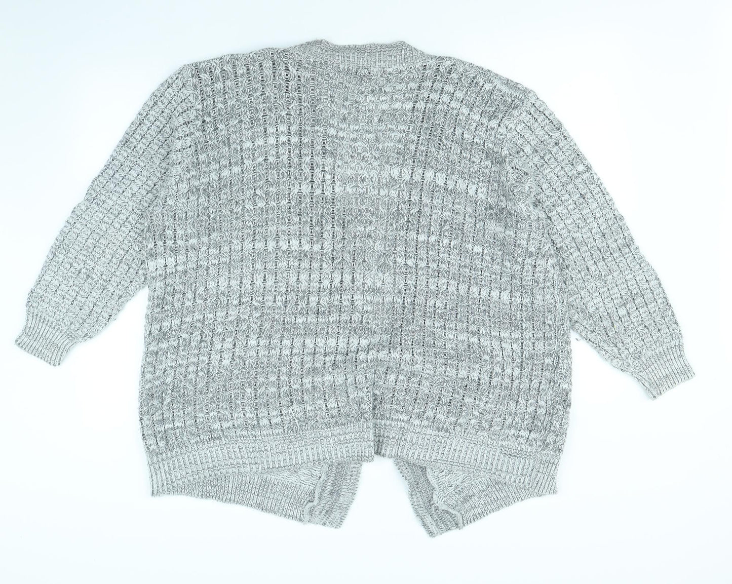Glimpse Womens Grey   Cardigan Jumper Size L