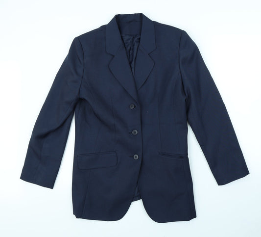 Preworn Mens Blue   Jacket Blazer Size S  - Shoulder Pads