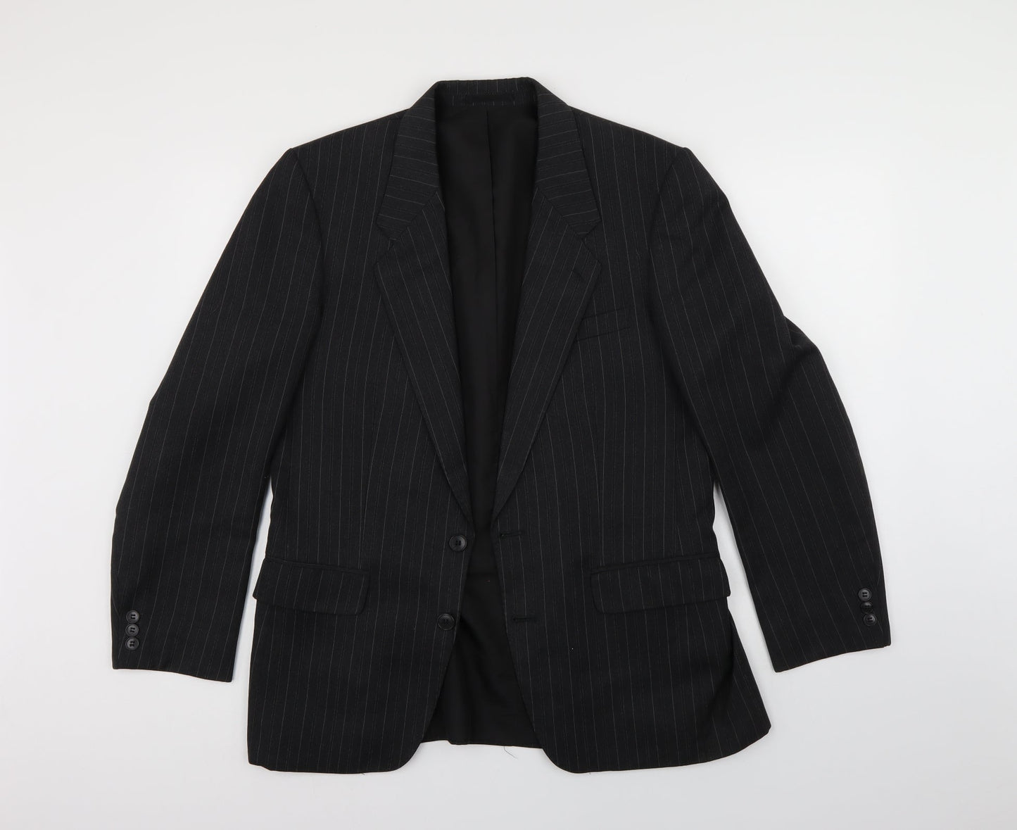 Canda Mens Grey Striped  Jacket Suit Jacket