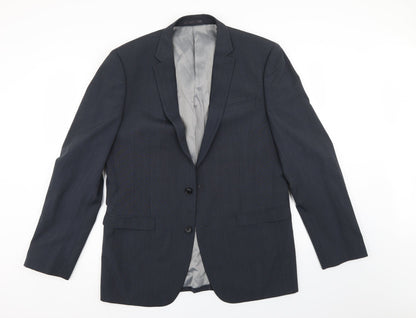 Preloved NEXT Mens Grey   Jacket Suit Jacket Size L - Front