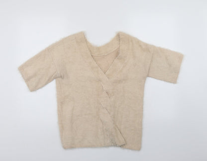Next Womens Beige   Pullover Jumper Size 12