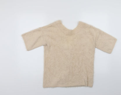 Next Womens Beige   Pullover Jumper Size 12
