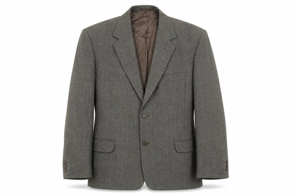 Brook Taverner Mens Grey   Jacket Suit Jacket   - grey/brown look