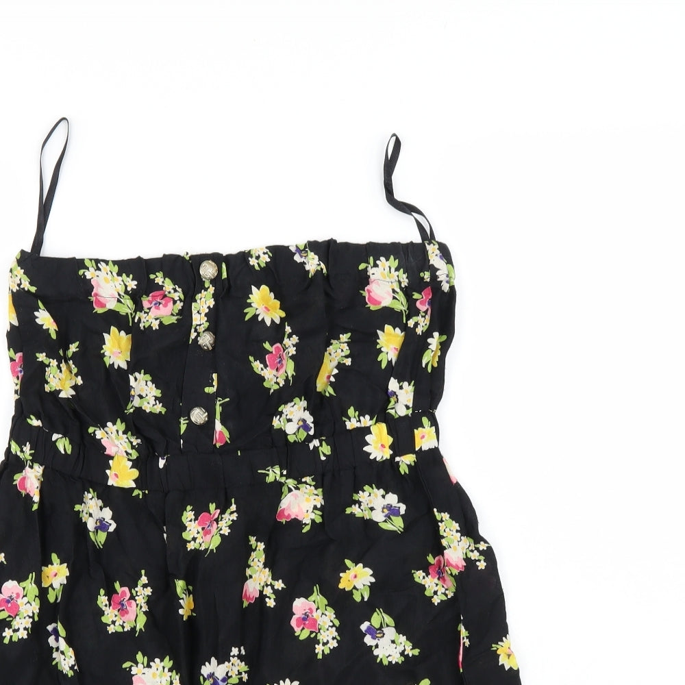 New Look Womens Multicoloured Floral  Basic Blouse Size 12  - off the shoulder