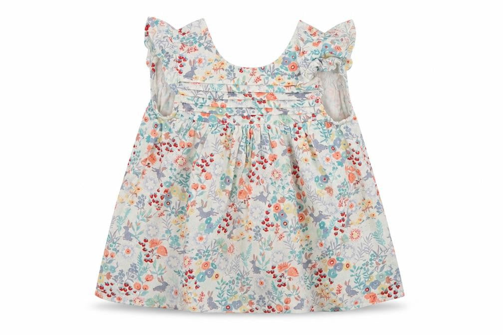 Marks & Spencer Girls Multicoloured Floral  T-Shirt Dress  Size 3-6 Months