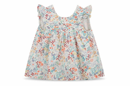 Marks & Spencer Girls Multicoloured Floral  T-Shirt Dress  Size 3-6 Months