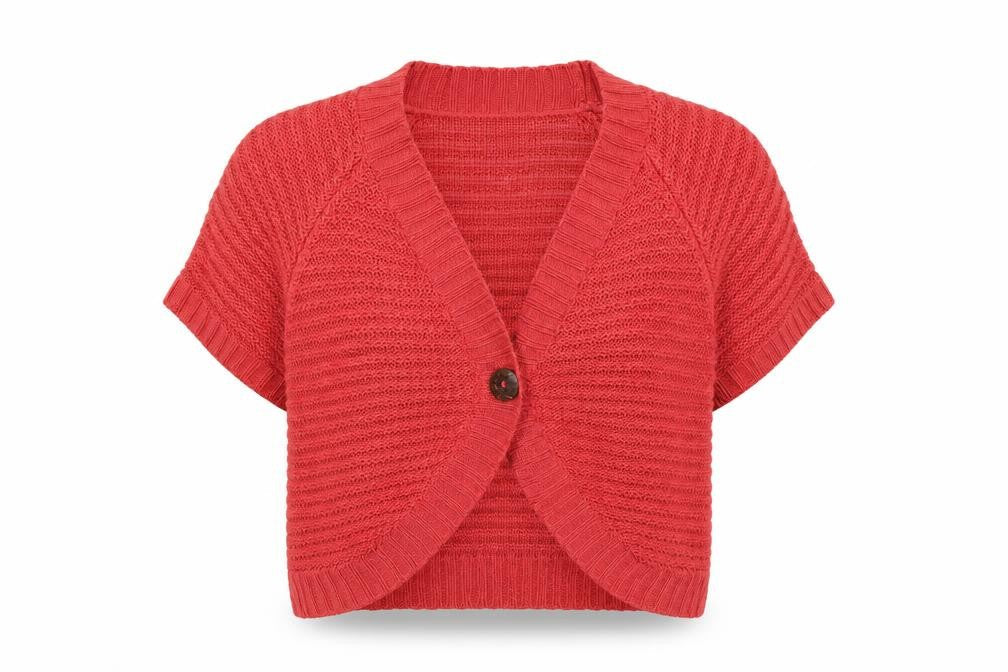Bonmarché Womens Pink Cardigan Jumper Size XL