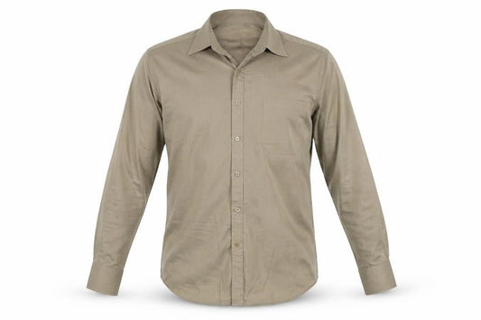 Burton Mens Beige    Button-Up Size 16